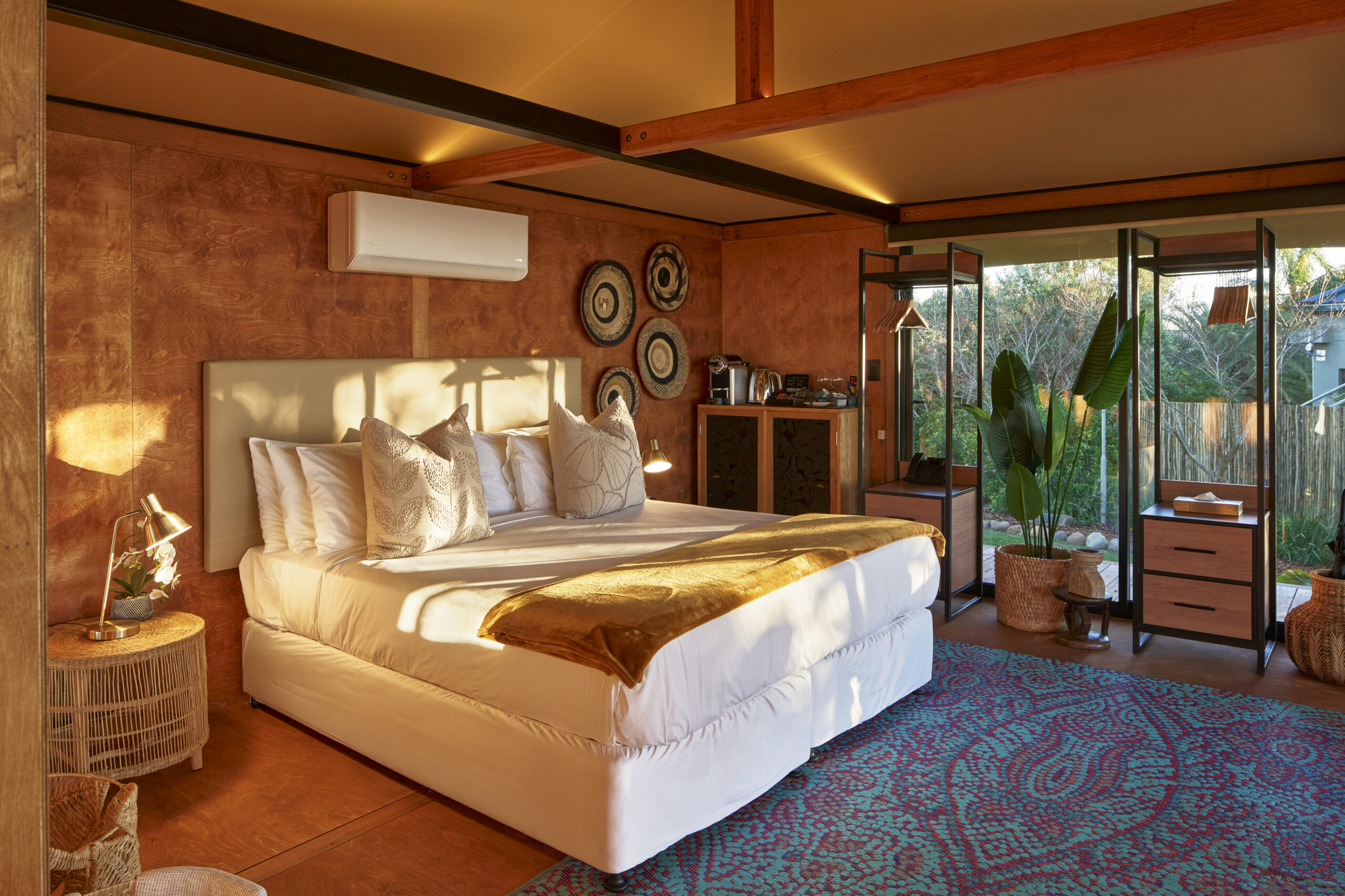 Ethereal staircase with soft lighting, Signature Nature Suite